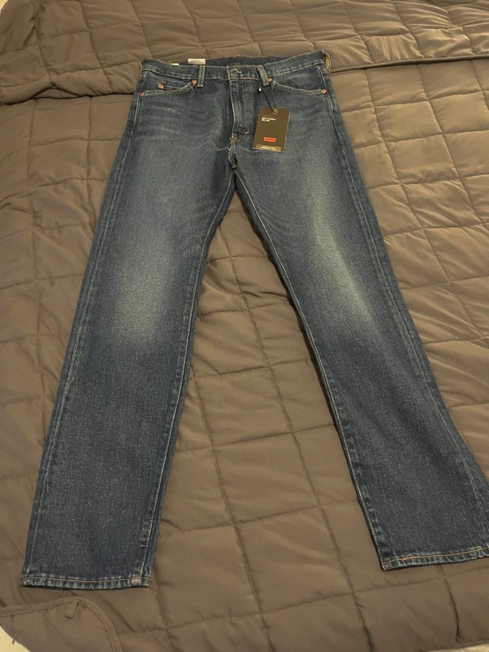 Levi's Slim Fit Blue Jeans with Subtle Fade